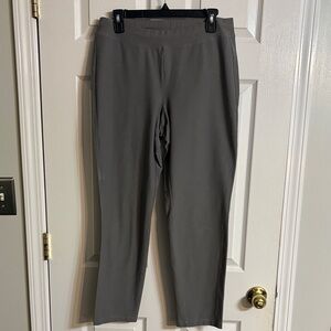 Eileen Fisher Charcoal Gray Stretch Slim Pants